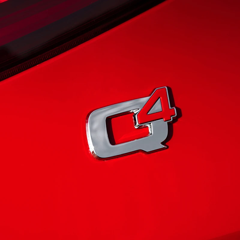 Sudraba Q4 Emblēmu Asti Žetons Bagāžnieka Auto Logo Uzlīmes Alfa Romeo Giulia Stelvio Ārējo Apdari Piederumi Attēls 0