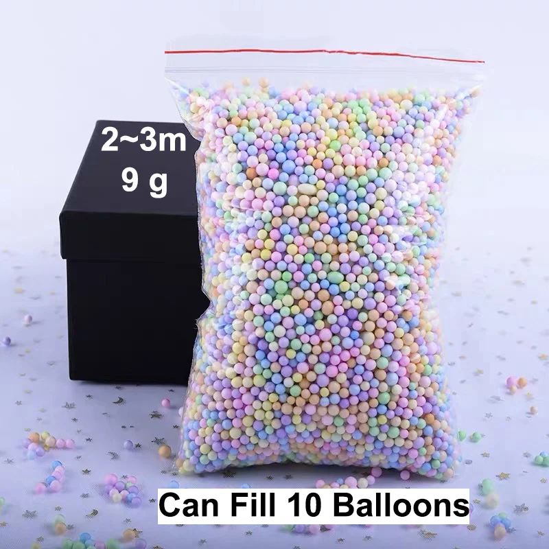 1pack 2,5 mm -3.5 mm Gļotas Putu Pērles Floam Bumbiņas Bobo Burbulis Ballons Amatniecības Pievienot ins DIY Flote Microbeads Sprinkles Piederumi Attēls 3